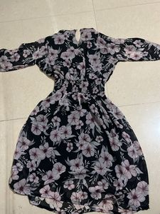 Floral Print Mini Dress