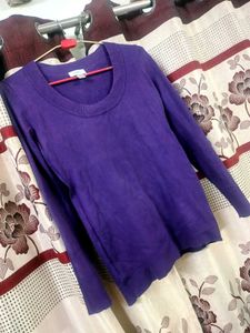Purple Knit Sweater
