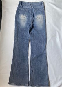 Denim bootcut jeans