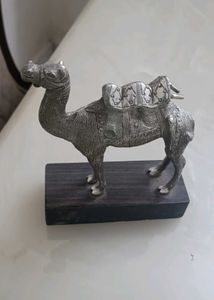 Vintage Silver Camel Figurine
