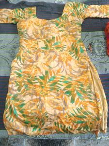 Floral Print Kurta