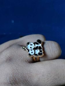 Cute Panda Ring and earings
