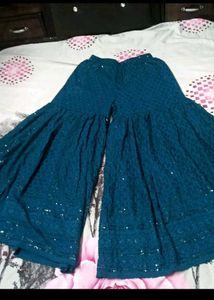 blur anarkali dupatta set 💙