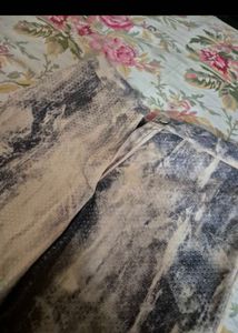 Y2k leopard print bootcut pant
