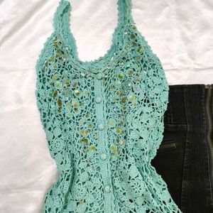Crochet Lace Tank Top✨