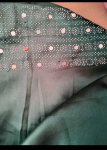 Festive Collection Real Mirror Work Ombre Saree