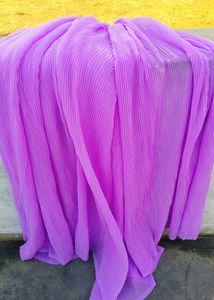 Lavender Saree with unstitched Blouse