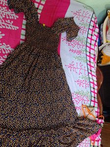 Floral Print Maxi Dress