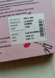 Beaute Lipsticks - 5 Shades