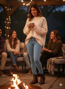 🌟Snag Your Style! EXPRESS &#34;Faded Sky&#34; Acid-Wash💙