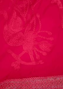 A Simple Transparent Light Weight Saree With All O