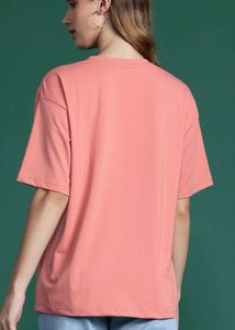 Peach Oversized T-Shirt