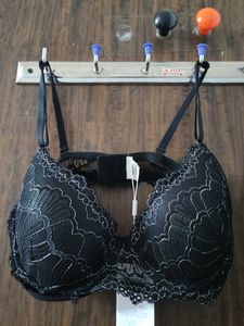 New Embroidery Black Bra By Urbanic