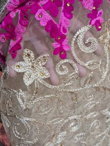 Embroidered Floral Saree