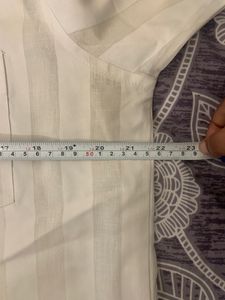 Half Sleeve Mens Shirt White