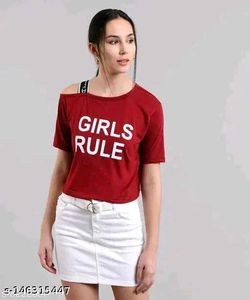 Girls Rule Red T-Shirt