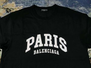 Balenciaga Cities Paris T-Shirt Medium Fit &#39;Black