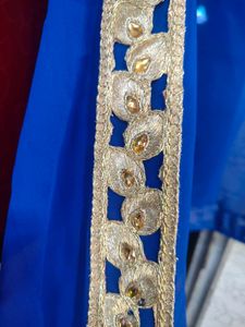 Elegant Blue Top, With Skirt &amp; Dupatta