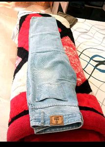 Ripped Wide Leg Jeans