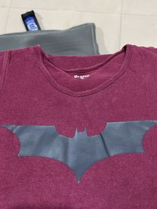 THE BLAZZE Graphic Print BATMAN Muscle T-shirt