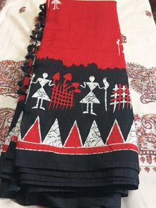 New Temple Border Cotton Saree