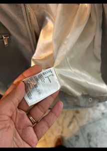 H&amp;M Suede Biker Jacket