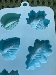 6 Pack Leaves Silicon Candy &amp; Resin Mould