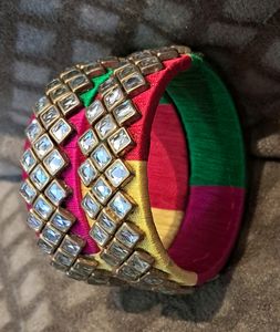 fancy stone studded bangle