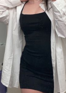 H&amp;M Black Bodycon Dress