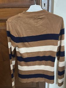 Striped woollen sweater