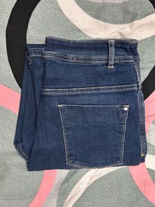 Dark Blue Denim Jeans