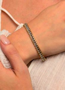 Crystal Cascade Tennis Bracelet