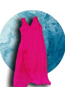 Shein Pink Sleeveless Dress