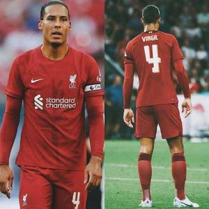 Liverpool 2022 Jersey Virgil Vandyk rare