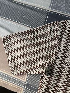 Vintage Zig-Zag Pattern Button-Down