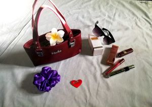 Vintage Vitorio Red Leather Bag