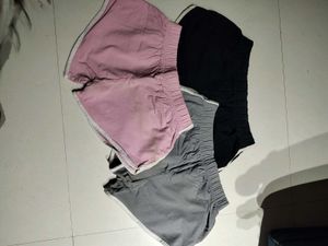 3 Basic Colour Shorts