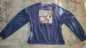 Blue Graphic Sweatshirt