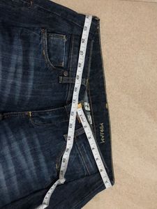 Dark wash Bermuda Jorts