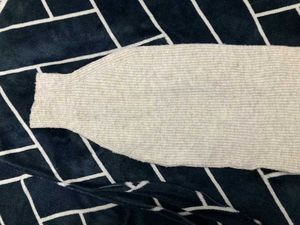 Pull Over Chain Beige Crop Sweater ✨