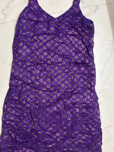 Purple churi daar pjami suit