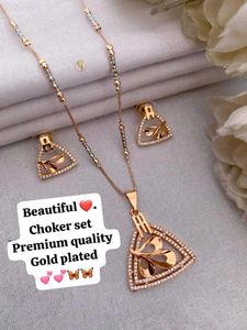 Gold Plated Choker Set