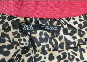 Tiger Print Women&#39;s Short Sleeve Bodysuit