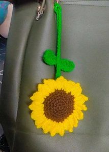 Sunflower Keychain