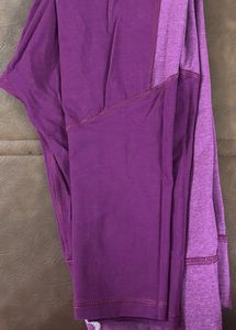 Purple Yoga Pants