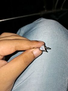 Triangle Stone Ring
