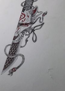 Knife Design Handmade PenArt