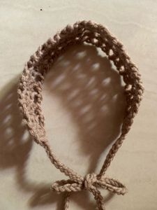 Crochet hair band