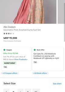 Open Back Kurta Set
