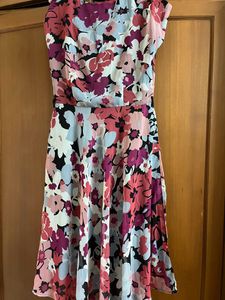 Casual Dress With Cap Sleeves
